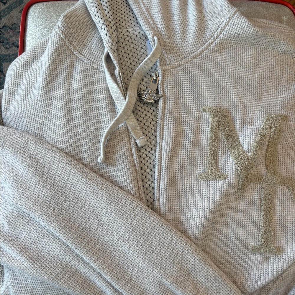 Boys Lie Cream Zip-up Hoodie